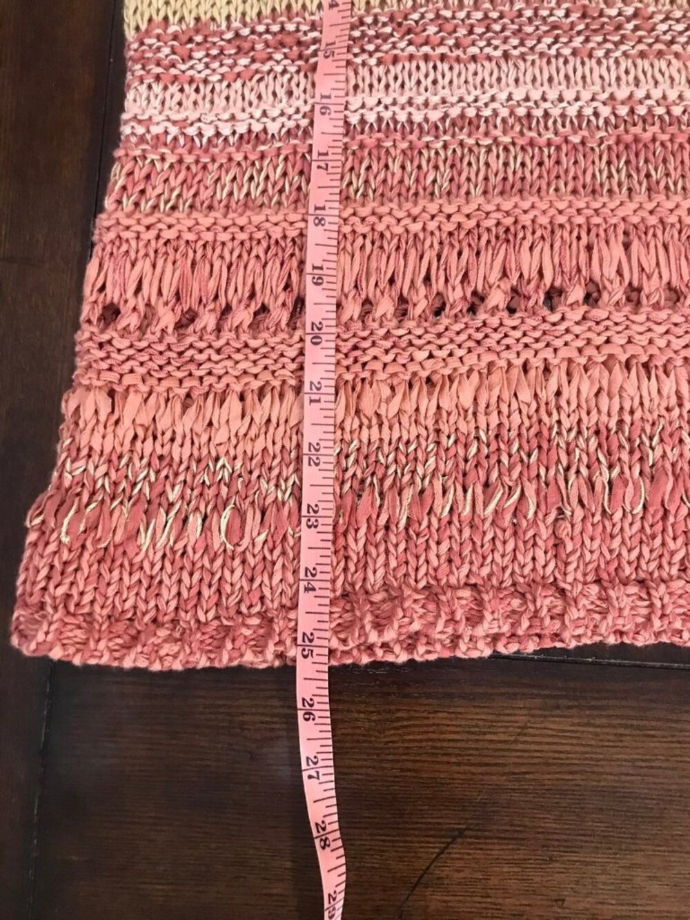Josephine Chaus Sweater Tank Top Pink Sleeveless Sweater Knit Coastal Beach L - Picture 10 of 10